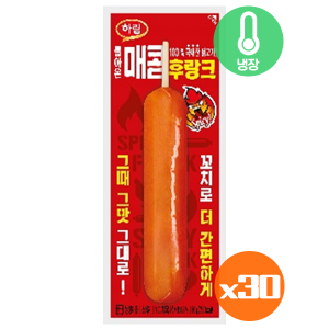 [하림]돌아온 매콤후랑크 70gx30개 소세지 꼬치 후랑크 (냉장)